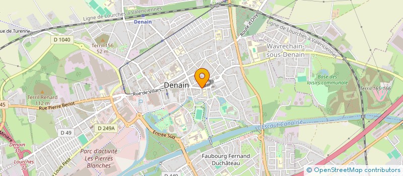 localisation de l'entreprise MONSIEUR CRISTIAN ERIMIA  DENAIN