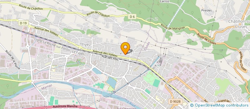 localisation de l'entreprise MONSIEUR CRISTIAN FEDELE  THYEZ