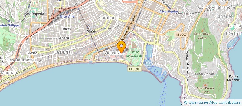localisation de l'entreprise MONSIEUR CRISTIAN FLORES PASCUAL à NICE