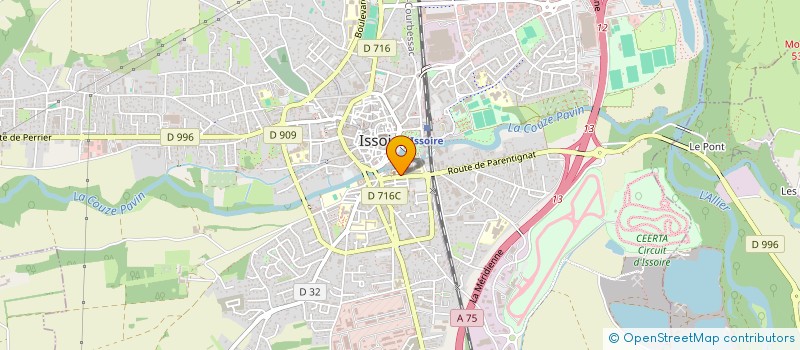 localisation de l'entreprise MONSIEUR CRISTIAN GAGEANU à ISSOIRE