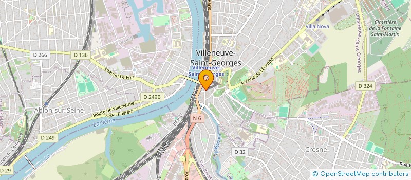 localisation de l'entreprise MONSIEUR CRISTIAN GORE  VILLENEUVE-SAINT-GEORGES