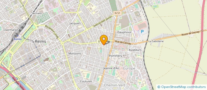 localisation de l'entreprise MONSIEUR CRISTIAN-IOAN VARGA à REIMS