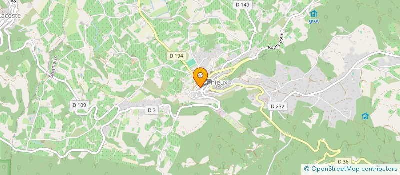 localisation de l'entreprise MONSIEUR CRISTIAN IONASCU  BONNIEUX