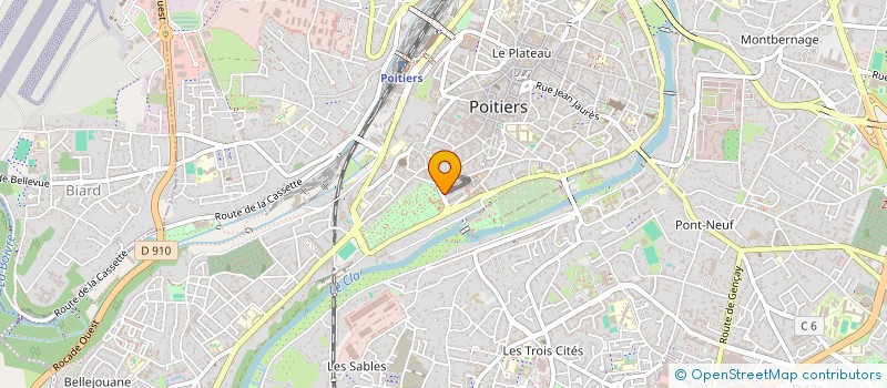 localisation de l'entreprise MONSIEUR CRISTIAN JEAN  POITIERS