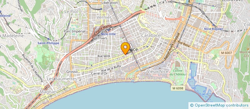 localisation de l'entreprise MONSIEUR CRISTIAN KADEN à NICE
