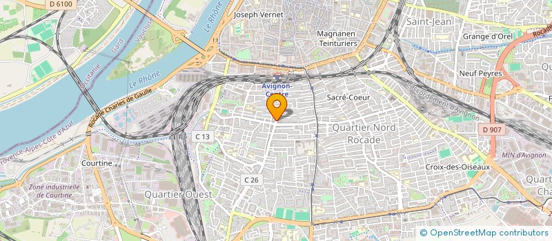 localisation de l'entreprise MONSIEUR CRISTIAN LOZIC  AVIGNON