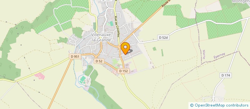 localisation de l'entreprise MONSIEUR CRISTIAN MARIN  VILLENAUXE-LA-GRANDE