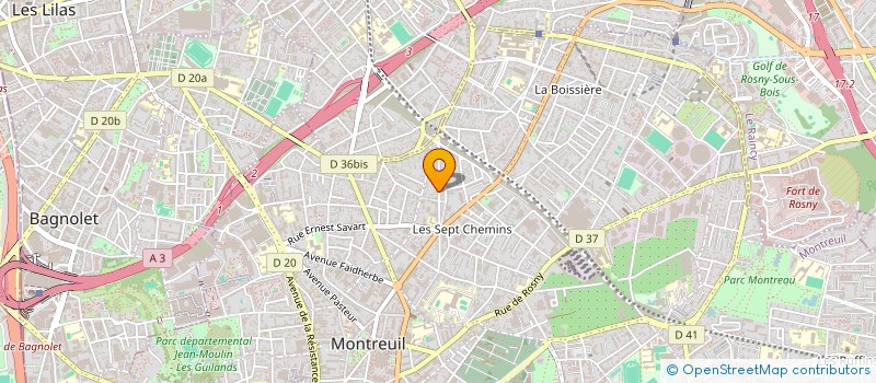 localisation de l'entreprise MONSIEUR CRISTIAN-MARIN MATESAN à MONTREUIL