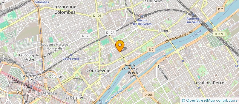 localisation de l'entreprise MONSIEUR CRISTIAN MEDINA GONZALES à COURBEVOIE