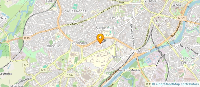 localisation de l'entreprise MONSIEUR CRISTIAN MOLINA  LIMOGES