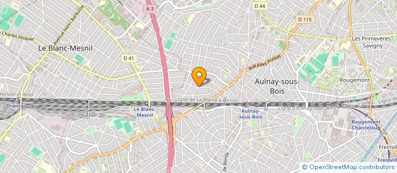 localisation de l'entreprise MONSIEUR CRISTIAN MORARI à AULNAY-SOUS-BOIS