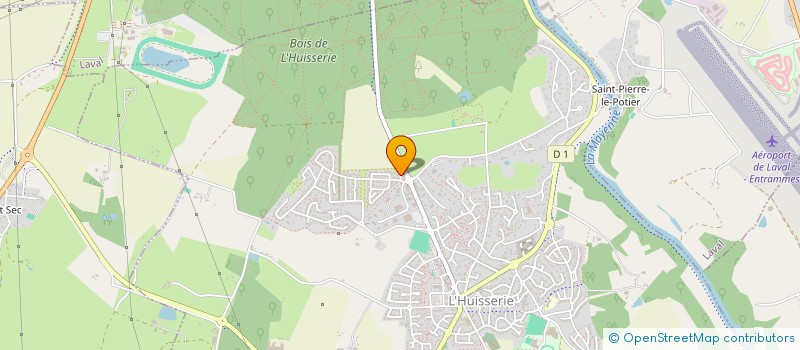 localisation de l'entreprise MONSIEUR CRISTIAN PERA  L'HUISSERIE