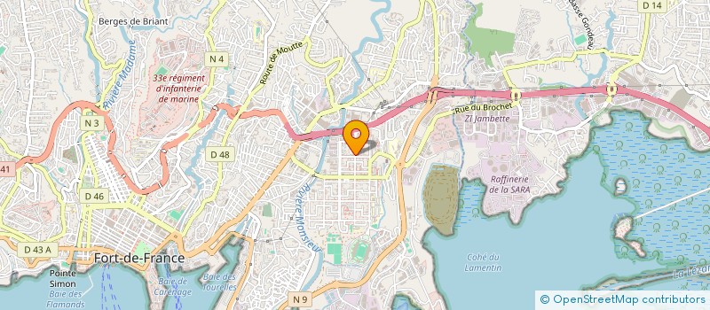 localisation de l'entreprise MONSIEUR CRISTIAN PEREZ  FORT-DE-FRANCE