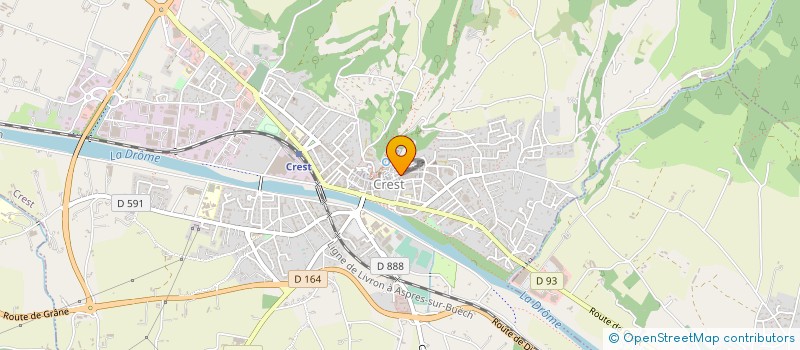 localisation de l'entreprise MONSIEUR CRISTIAN-PETRU RADU  CREST