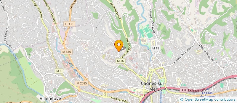 localisation de l'entreprise MONSIEUR CRISTIAN PICORELLA  CAGNES-SUR-MER