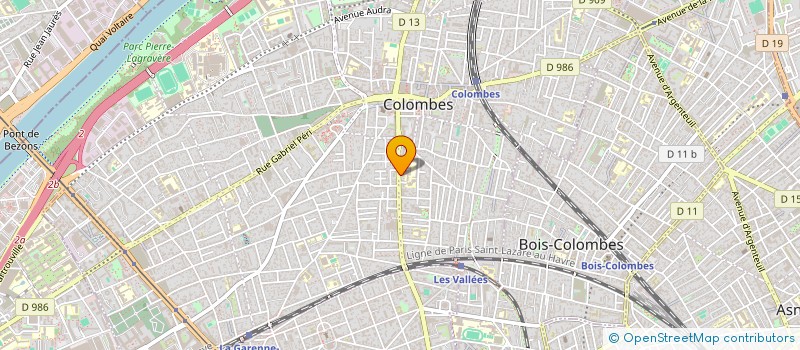 localisation de l'entreprise MONSIEUR CRISTIAN PIRLOG  COLOMBES