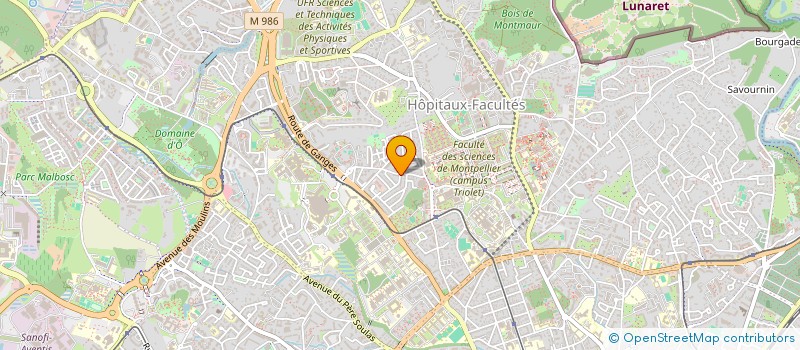 localisation de l'entreprise MONSIEUR CRISTIAN PUSCAS à MONTPELLIER