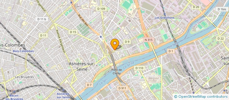 localisation de l'entreprise MONSIEUR CRISTIAN-RAZVAN VEZENTAN  GENNEVILLIERS