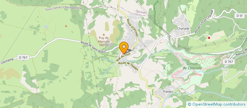 localisation de l'entreprise MONSIEUR CRISTIAN ROTARU  SAINT-GENES-CHAMPANELLE