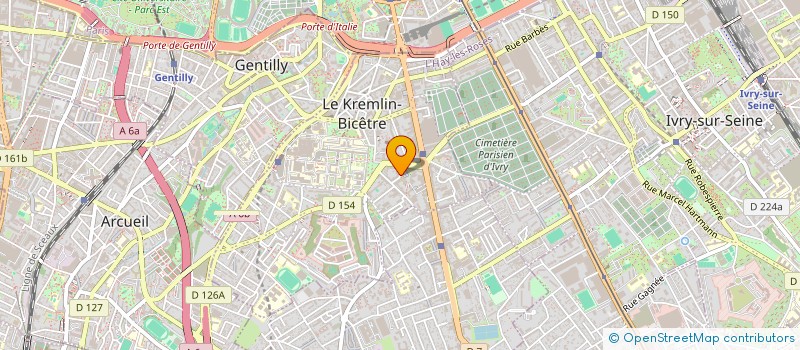 localisation de l'entreprise MONSIEUR CRISTIAN SANTIBANEZ à LE KREMLIN-BICETRE