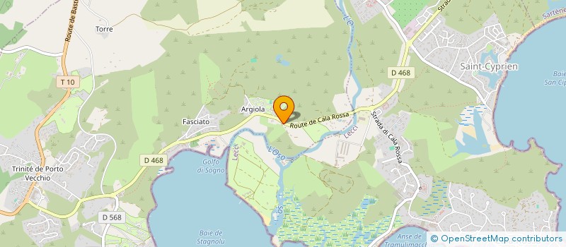 localisation de l'entreprise MONSIEUR CRISTIAN SIGHARTAU  PORTO-VECCHIO