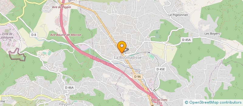 localisation de l'entreprise MONSIEUR CRISTIAN-TEODOR MATACHE  LA BOUILLADISSE