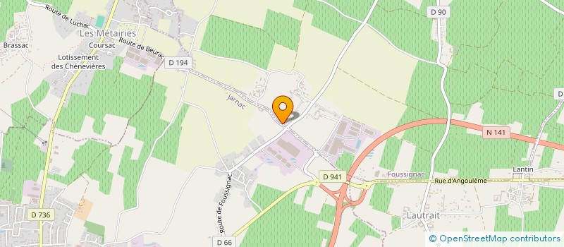 localisation de l'entreprise MONSIEUR CRISTIAN UGORCIAG à FOUSSIGNAC