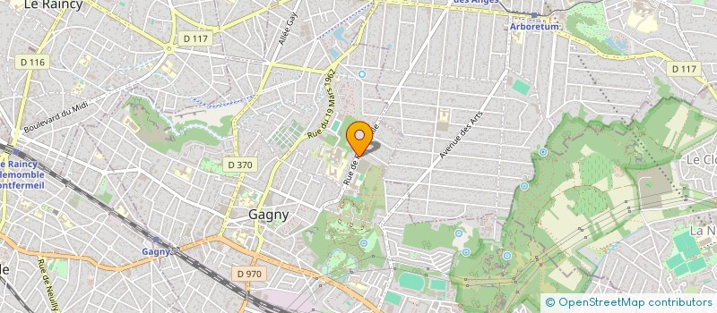 localisation de l'entreprise MONSIEUR CRISTIANO ABREU DOS SANTOS à GAGNY