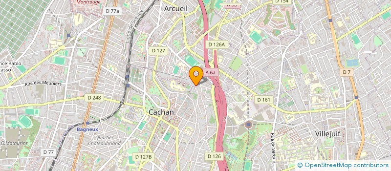 localisation de l'entreprise MONSIEUR CRISTIANO CASTELLI  ARCUEIL