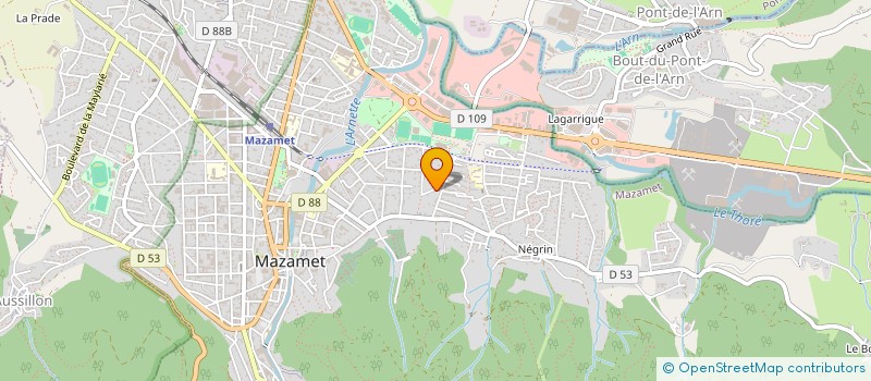 localisation de l'entreprise MONSIEUR CRISTIANO DA COSTA LOURENCO  MAZAMET