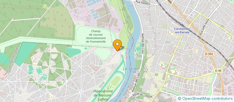 localisation de l'entreprise MONSIEUR CRISTIANO DA SILVA PINTO  MAISONS-LAFFITTE