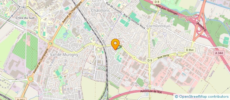 localisation de l'entreprise MONSIEUR CRISTIANO DI CRISTOFORO  CORMONTREUIL