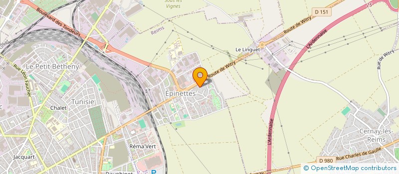 localisation de l'entreprise MONSIEUR CRISTIANO FERNANDES AFONSO  REIMS