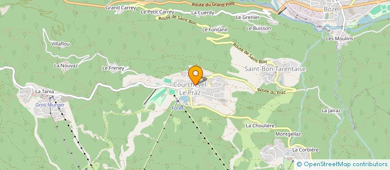 localisation de l'entreprise MONSIEUR CRISTIANO FIANDRINO  COURCHEVEL