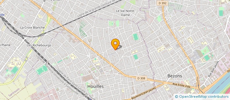 localisation de l'entreprise MONSIEUR CRISTIANO GOMES DE OLIVEIRA  HOUILLES