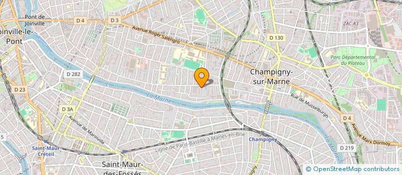 localisation de l'entreprise MONSIEUR CRISTIANO LUMENGO à CHAMPIGNY-SUR-MARNE