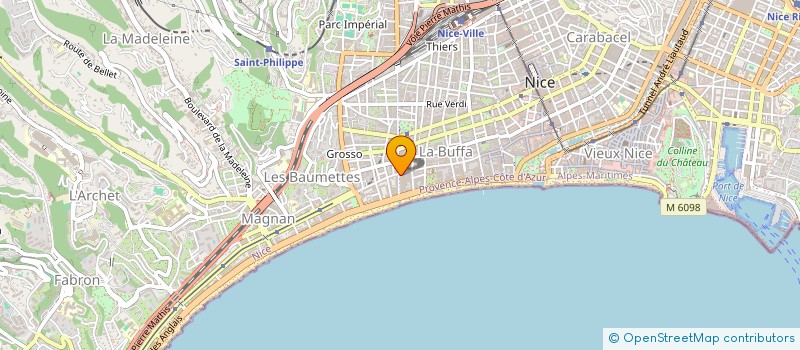 localisation de l'entreprise MONSIEUR CRISTIANO MAIA MARTINHO FARNETI à NICE