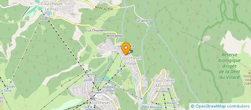 localisation de l'entreprise MONSIEUR CRISTIANO VITALE à COURCHEVEL