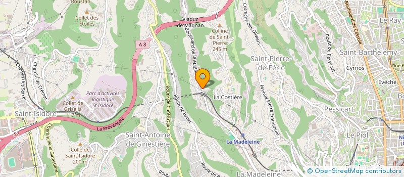 localisation de l'entreprise MONSIEUR CRISTIN CRETU  NICE