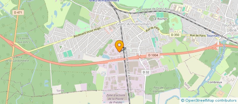 localisation de l'entreprise MONSIEUR CRISTINA ELIAS  GRETZ-ARMAINVILLIERS