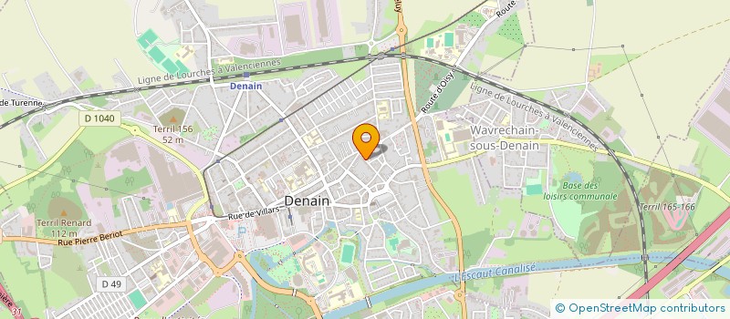 localisation de l'entreprise MONSIEUR CRISTINEL CONSTANTIN  DENAIN