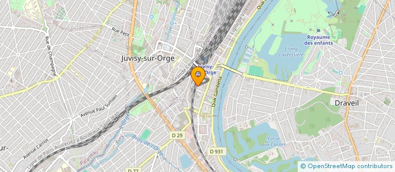 localisation de l'entreprise MONSIEUR CRISTINEL PETRIU à JUVISY-SUR-ORGE