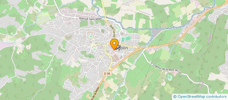 localisation de l'entreprise MONSIEUR CRISTINEL RADUCANU à COGOLIN