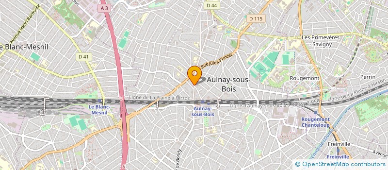 localisation de l'entreprise MONSIEUR CRISTINEL SCUTARI à AULNAY-SOUS-BOIS