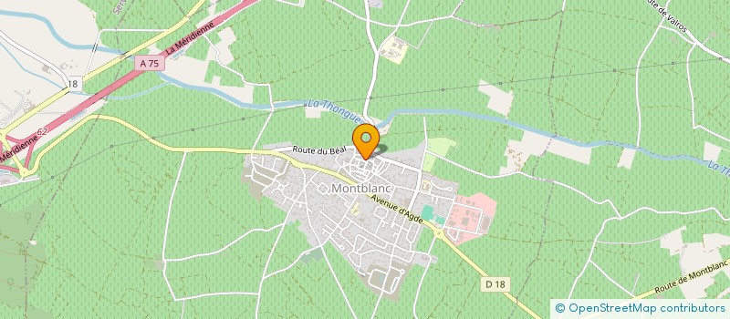 localisation de l'entreprise MONSIEUR CRISTOBAL MARTINEZ à MONTBLANC
