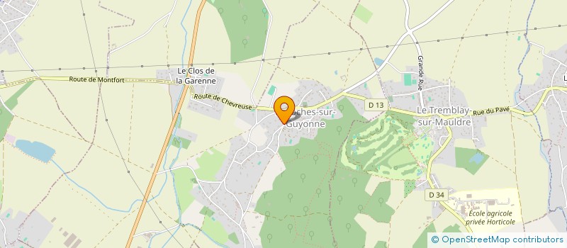 localisation de l'entreprise MONSIEUR CRISTOBAL MOLIN  BAZOCHES-SUR-GUYONNE