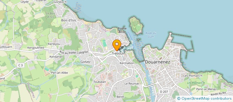 localisation de l'entreprise MONSIEUR CRISTOBAL PEREZ LORENTE  DOUARNENEZ