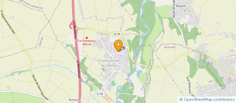 localisation de l'entreprise MONSIEUR CRISTOPHE CAMPAGNE  CHARBONNIER-LES-MINES