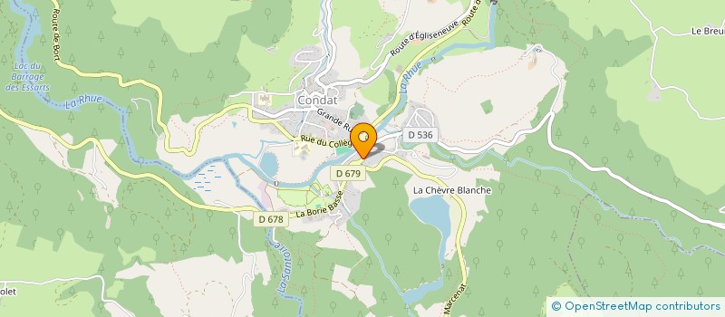 localisation de l'entreprise MONSIEUR CRISTOPHE GUION à CONDAT