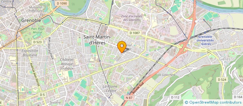 localisation de l'entreprise MONSIEUR CRISTOPHER FERRERA  SAINT-MARTIN-D'HERES